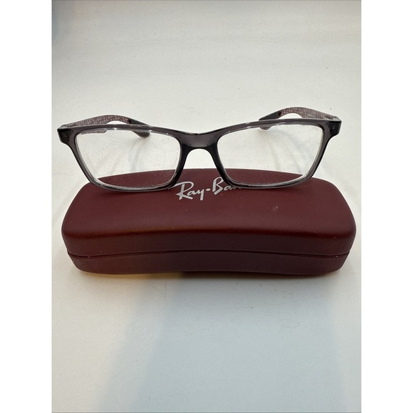 Authentic Ray Ban RB 8901 5263 Carbon Fiber Brown Eyeglasses Frames  53-17-145 - Picture 1 of 7